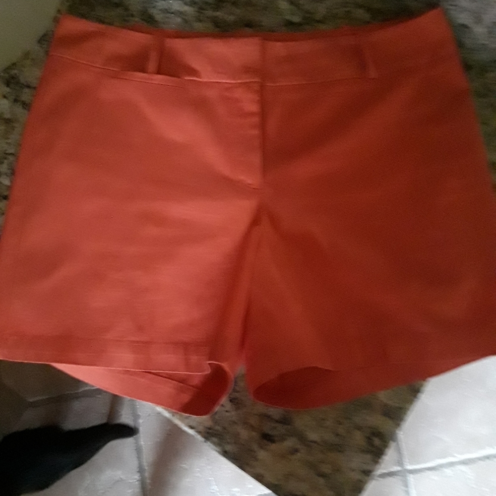 Talbots 5" orange shorts - Petite